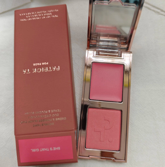 Mini Double-Take Crème & Powder Blush Duo - Multiple Shades