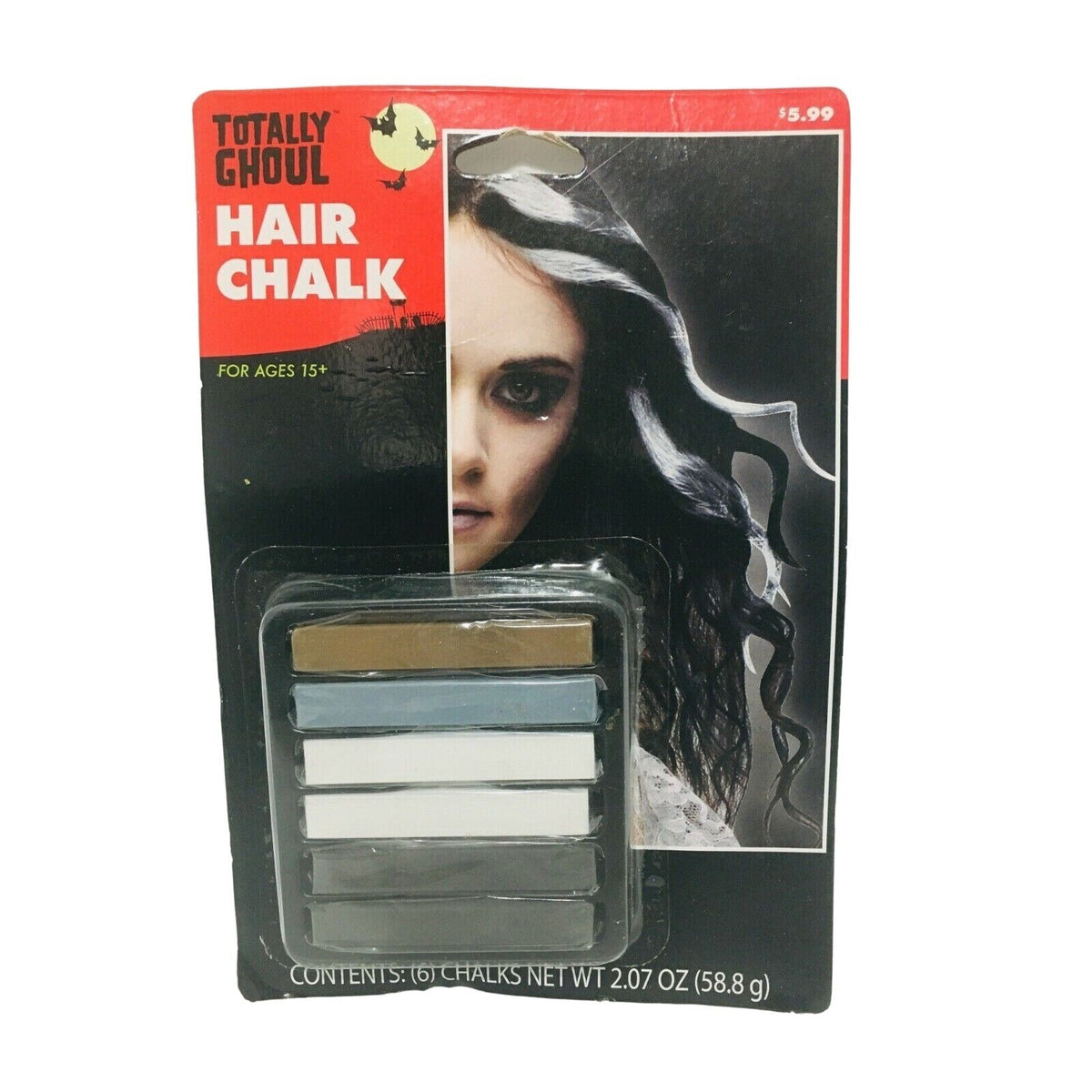 Hair Chalk Temporary Coloring - 6 Shades