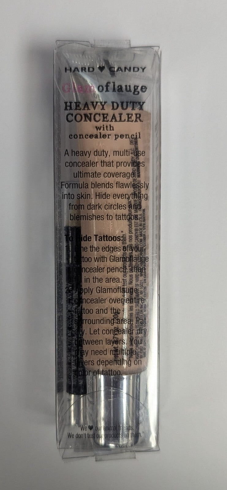 Heavy Duty Concealer with Pencil - Fair Shade, 0.71oz - Makeup Face Concealer
