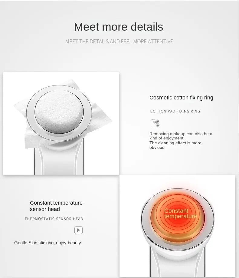 Ultrasonic Facial Cleansing & Massage Device for Women