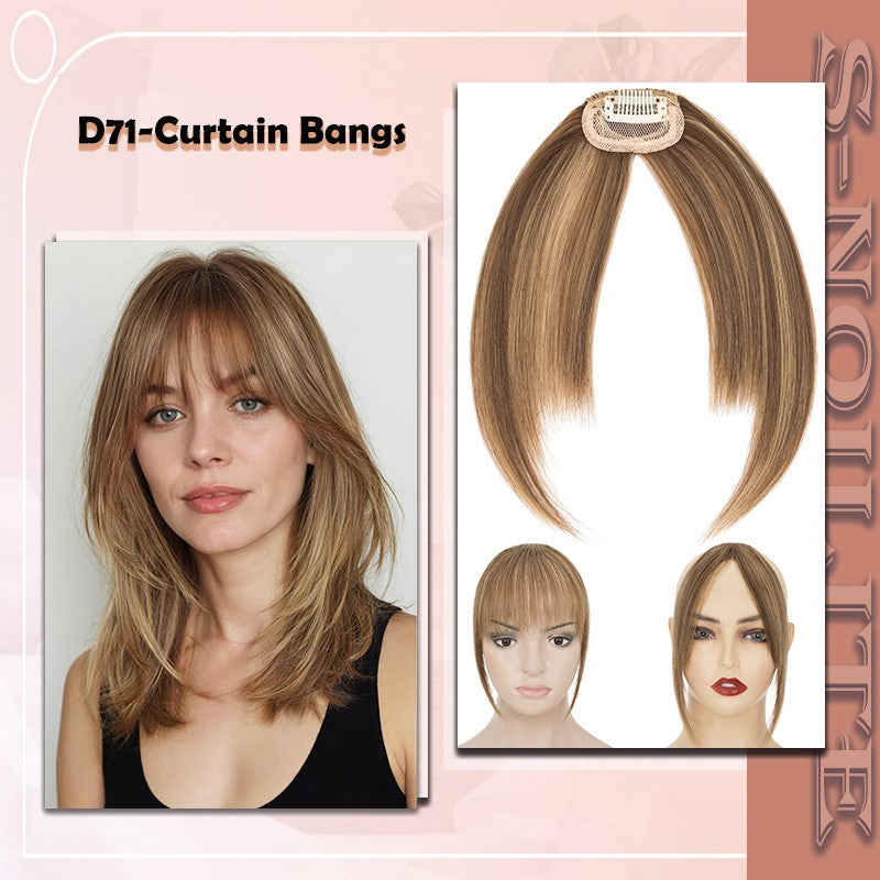 French Style Clip-In Bangs Hair Extensions - 11 Inches Natural Look