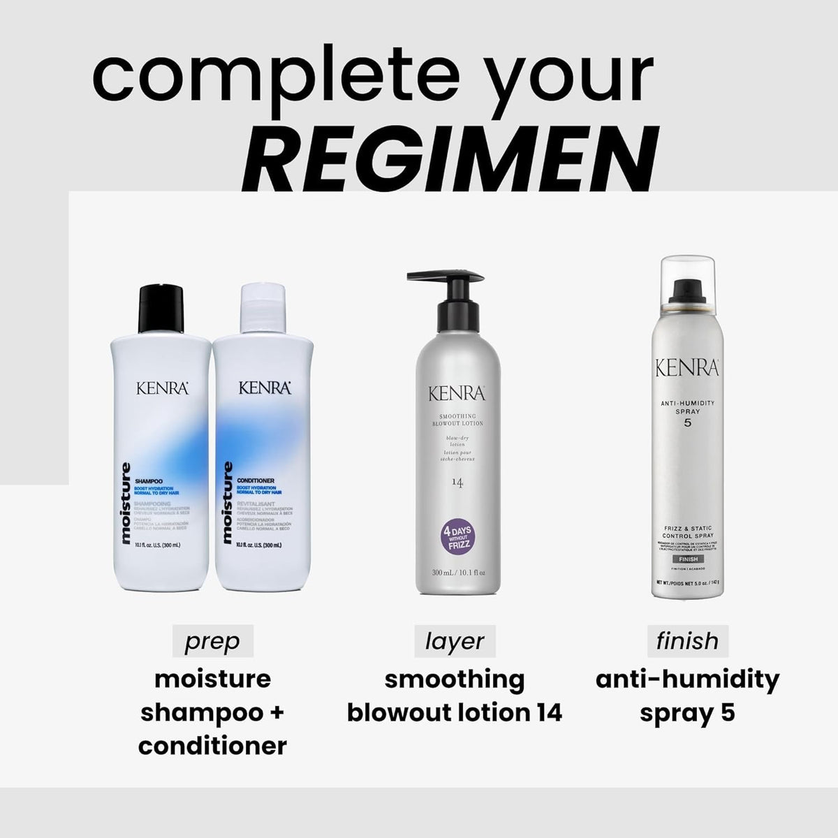 Anti-Humidity Hair Spray - Lightweight, 72-Hour Frizz Control & Thermal Protection