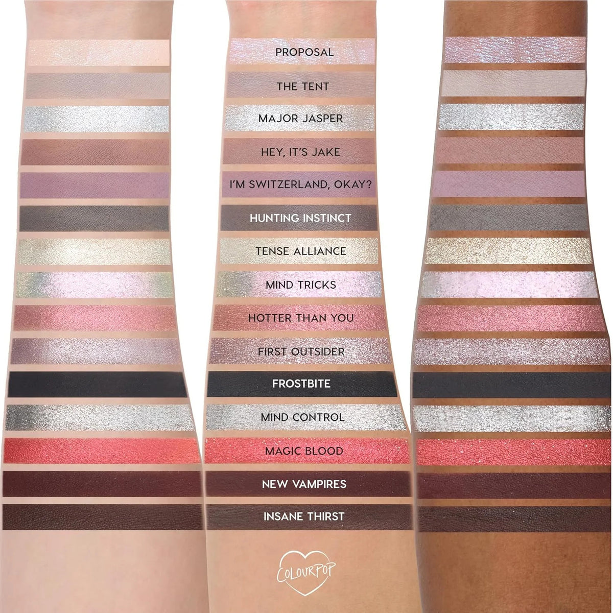 Limited Edition Twilight Saga Eclipse Eyeshadow Palette - 15 Moody Shades, Cruelty-Free Makeup