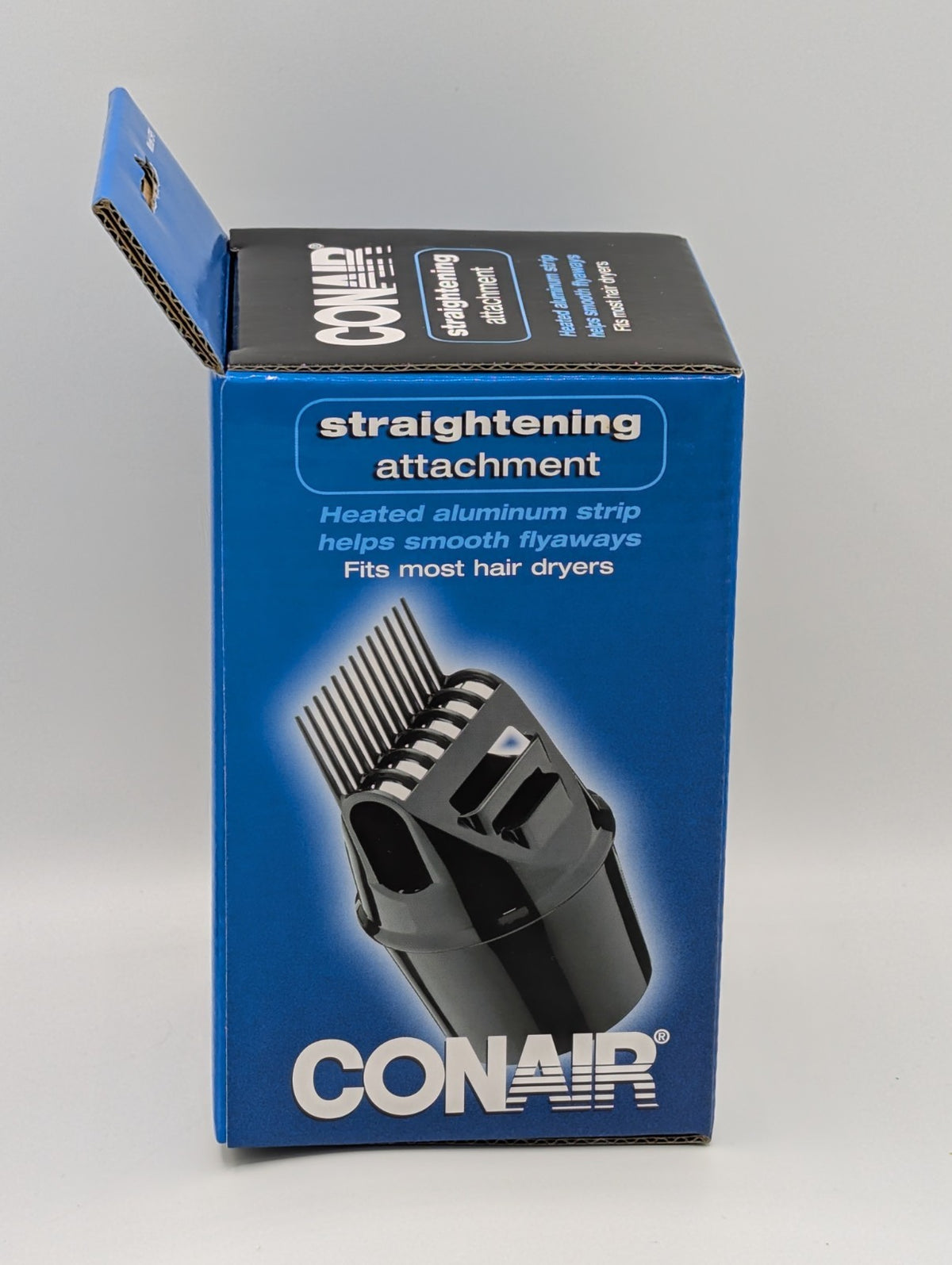 Hair Dryer Attachment for Straightening - Universal Comb & Metal Plate
