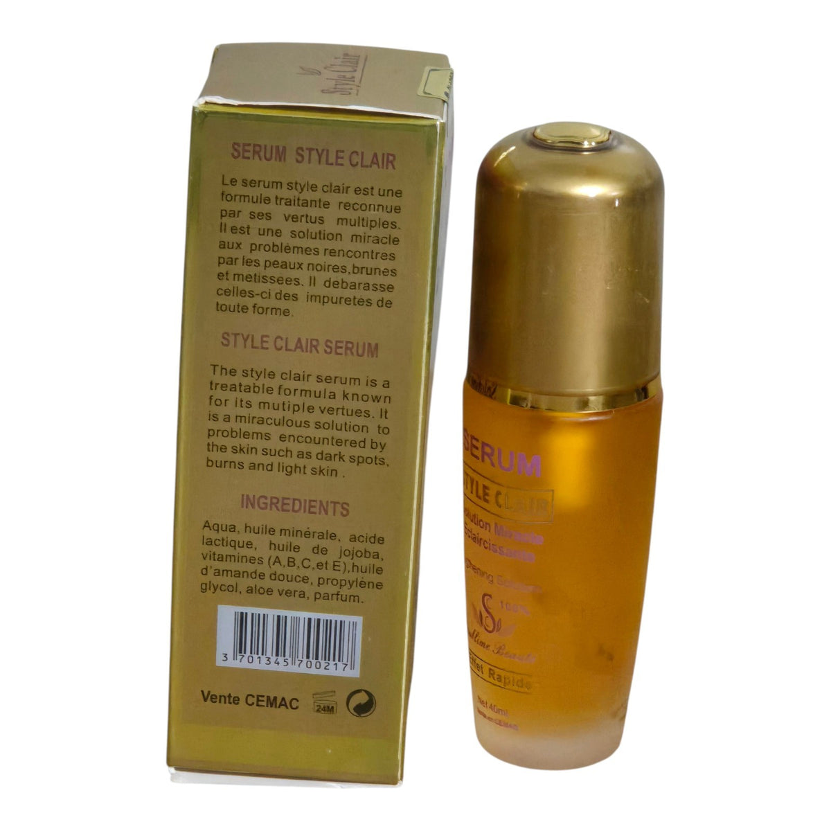 Glowing Body Serum 40ml - Hydrating Skin Care for Radiance