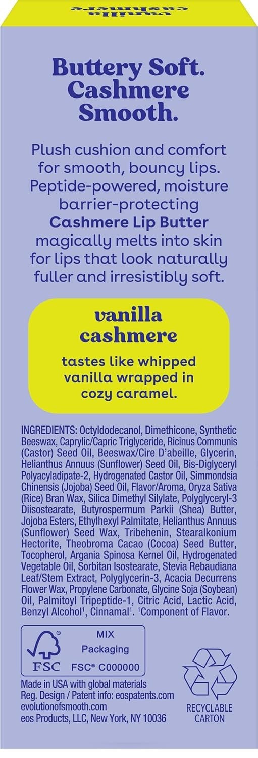 Lip Plumper & Moisturizer with Vanilla Scent - Soft, Nourished Lips