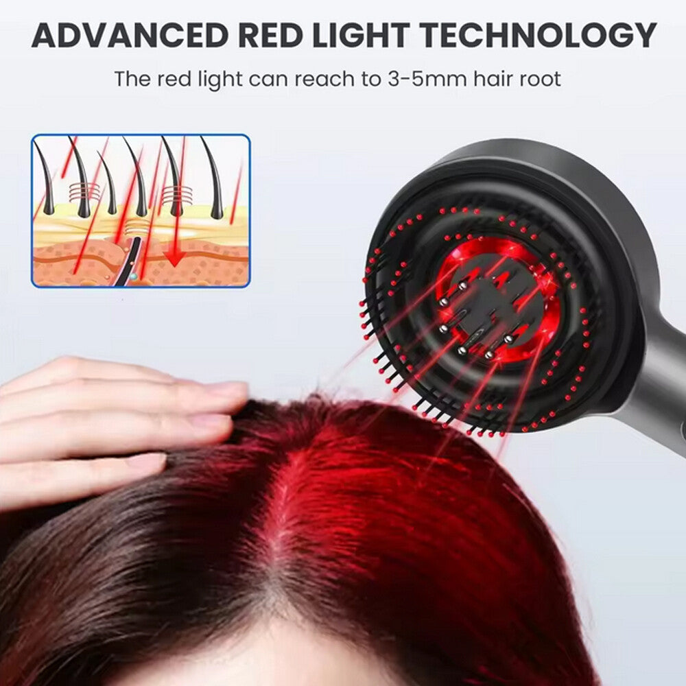 Electric Red Light Scalp Massage Comb