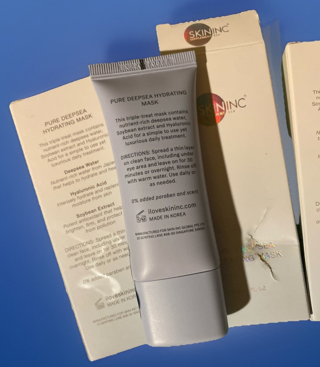 SkinInc Pure Deepsea Hydrating Overnight Mask 30ml
