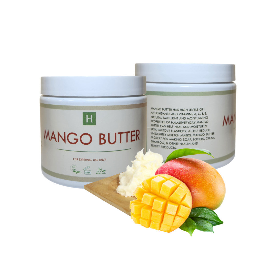 Raw Organic Mango Butter for Skin & Hair