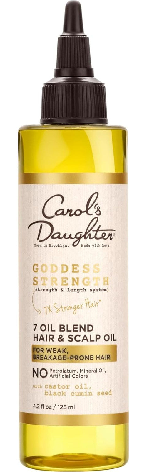 Natural Curl & Wave Hair Oil - Nourishing Castor Oil Blend for All Hair Types 4.2 Fl Oz