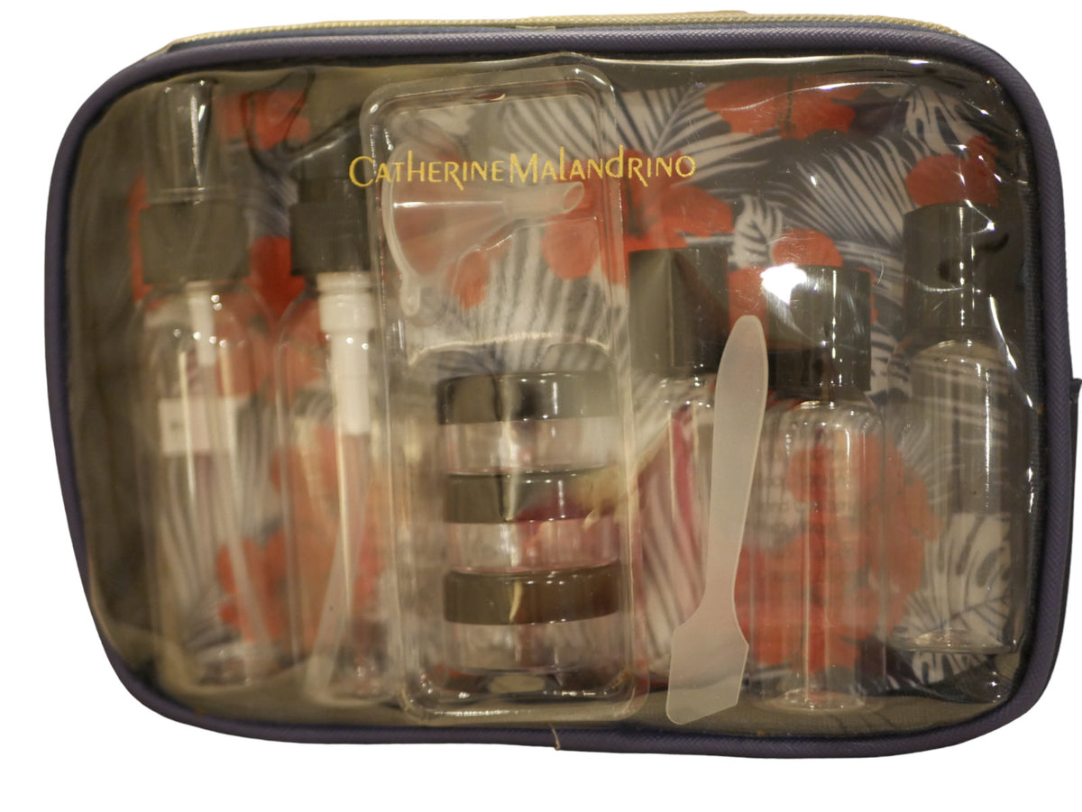 Travel Bottle Set 11 Pieces TSA Approved Cosmetic & Toiletry Organizer