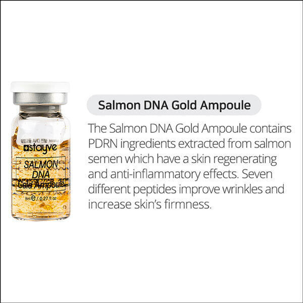 Skin Care Serum Kit with Stem Cell, Peptide & Salmon DNA Ampoules