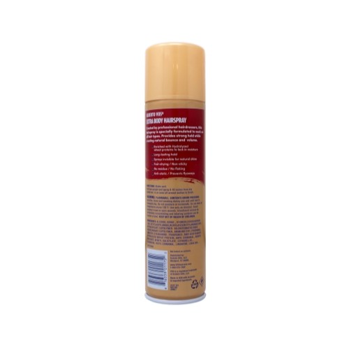 Vo5 Extra Body Crystal Clear Hairspray 8.5oz 6 Pack - Strong Hold