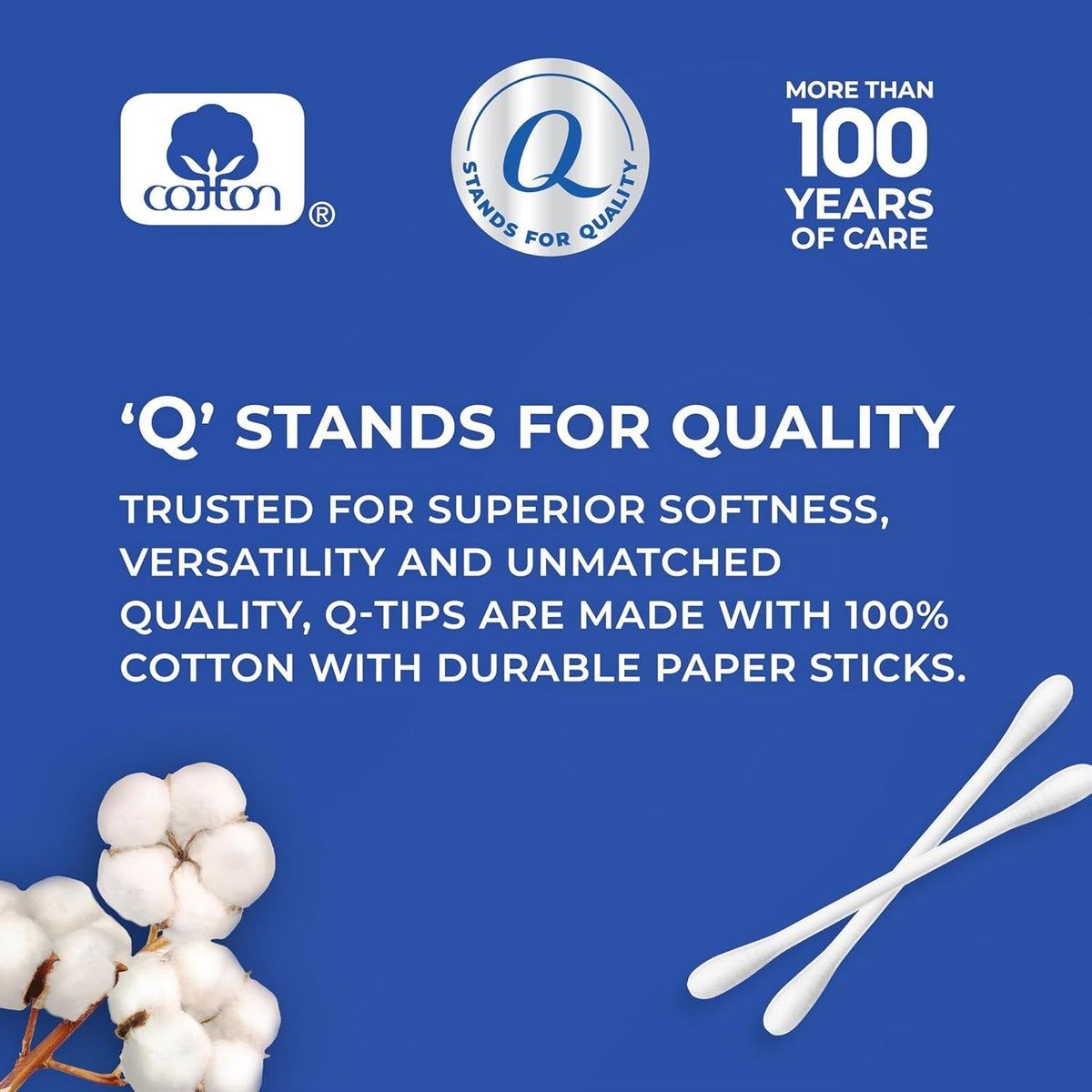 Travel Pack Cotton Swabs - Soft, Precise Makeup & Personal Care