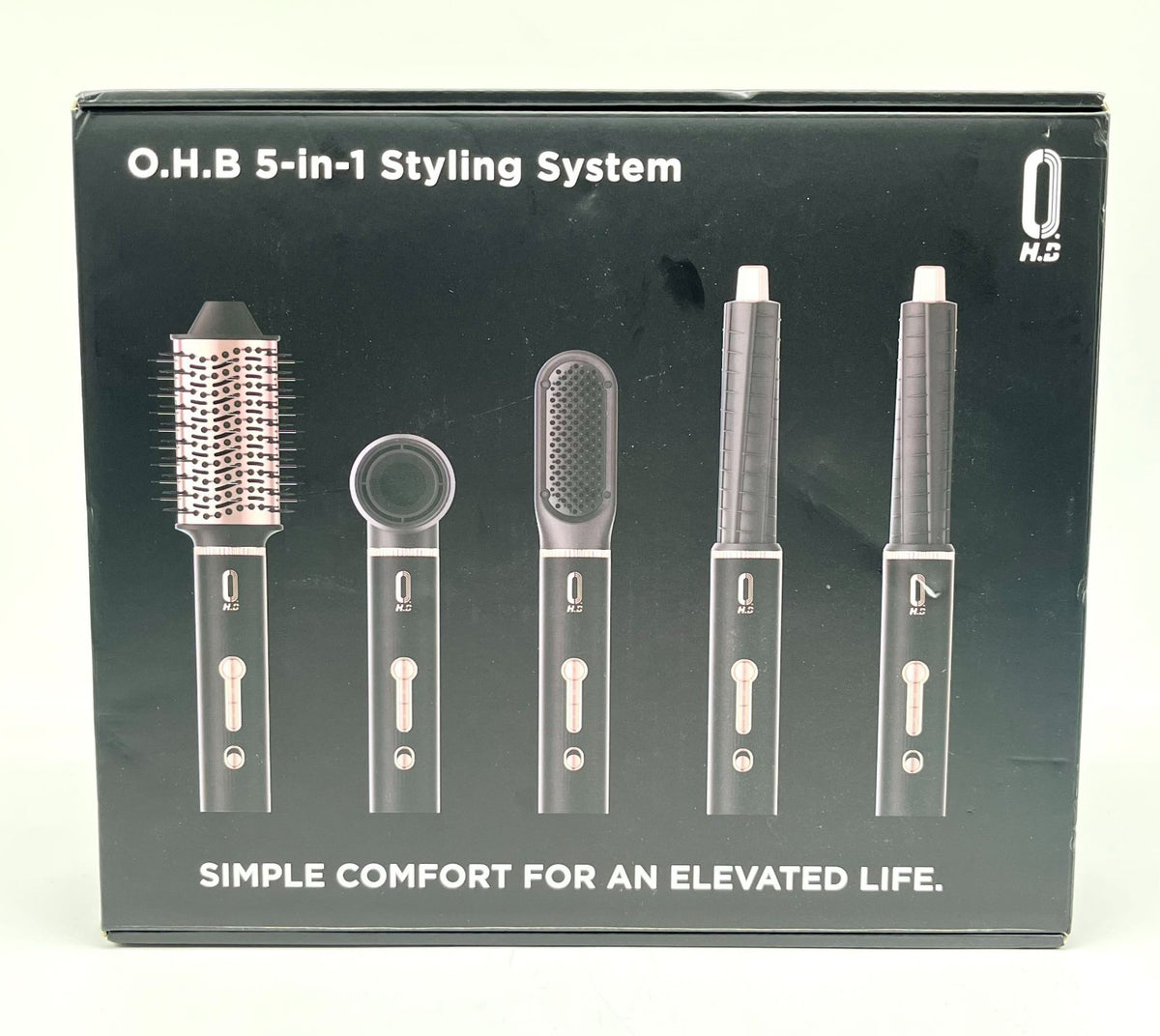 Hair Dryer 5-in-1 Styling System 1200W Quick Dry & Multiple Attachments