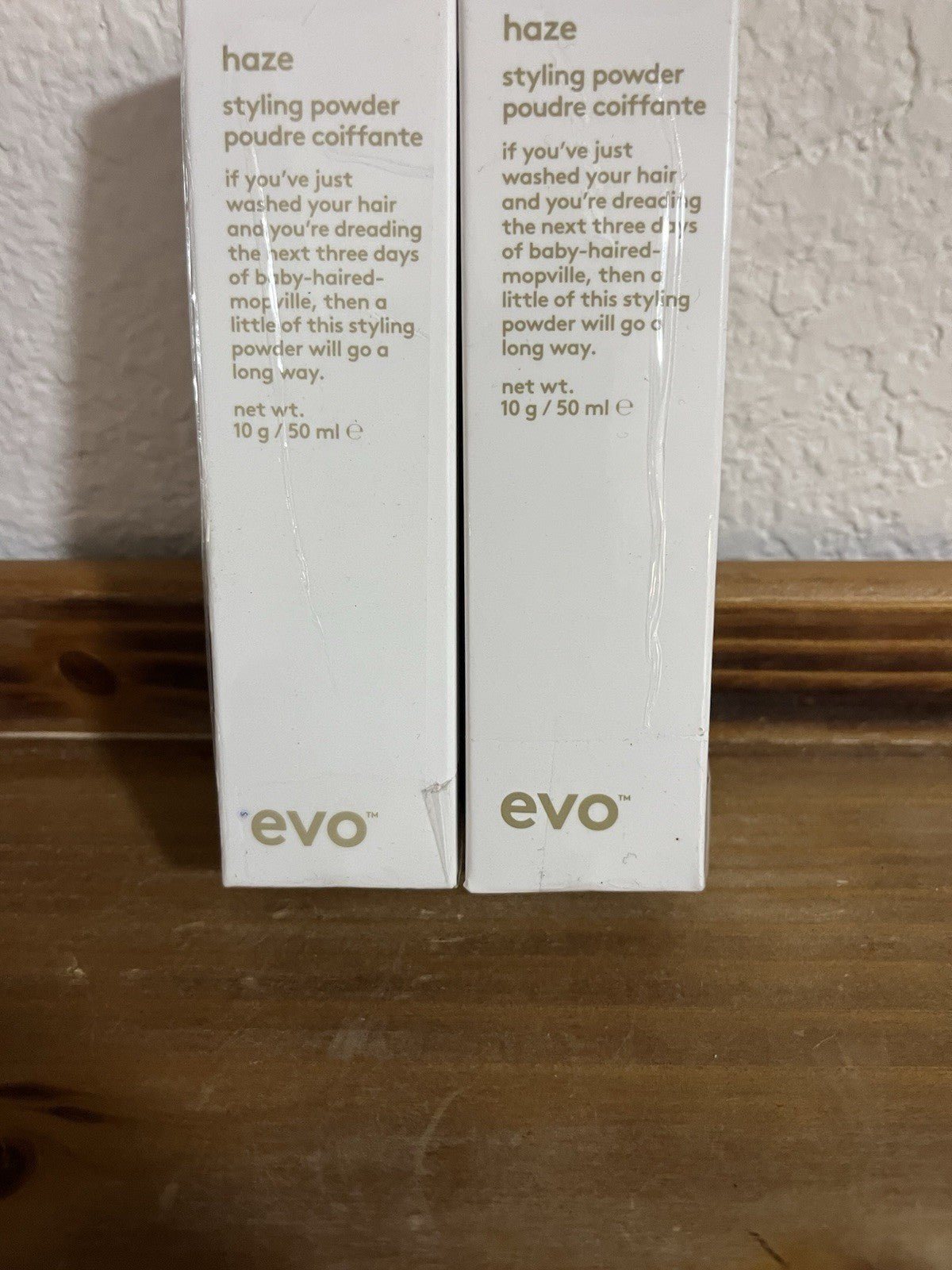 2-Pack Hair Styling Powder for Hair - EVO Haze, 10g/50ml