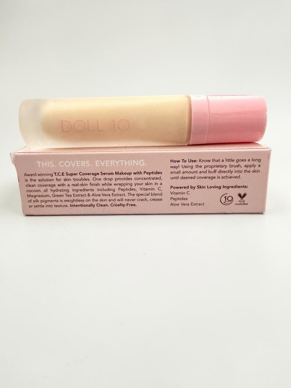 Doll 10 TCE Super Coverage Serum Foundation - Fair Light, 33 mL