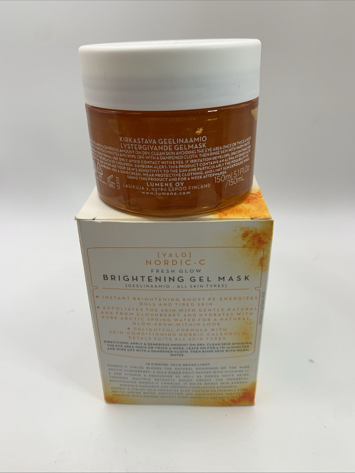 Vitamin C Brightening Gel Face Mask - 5.1oz
