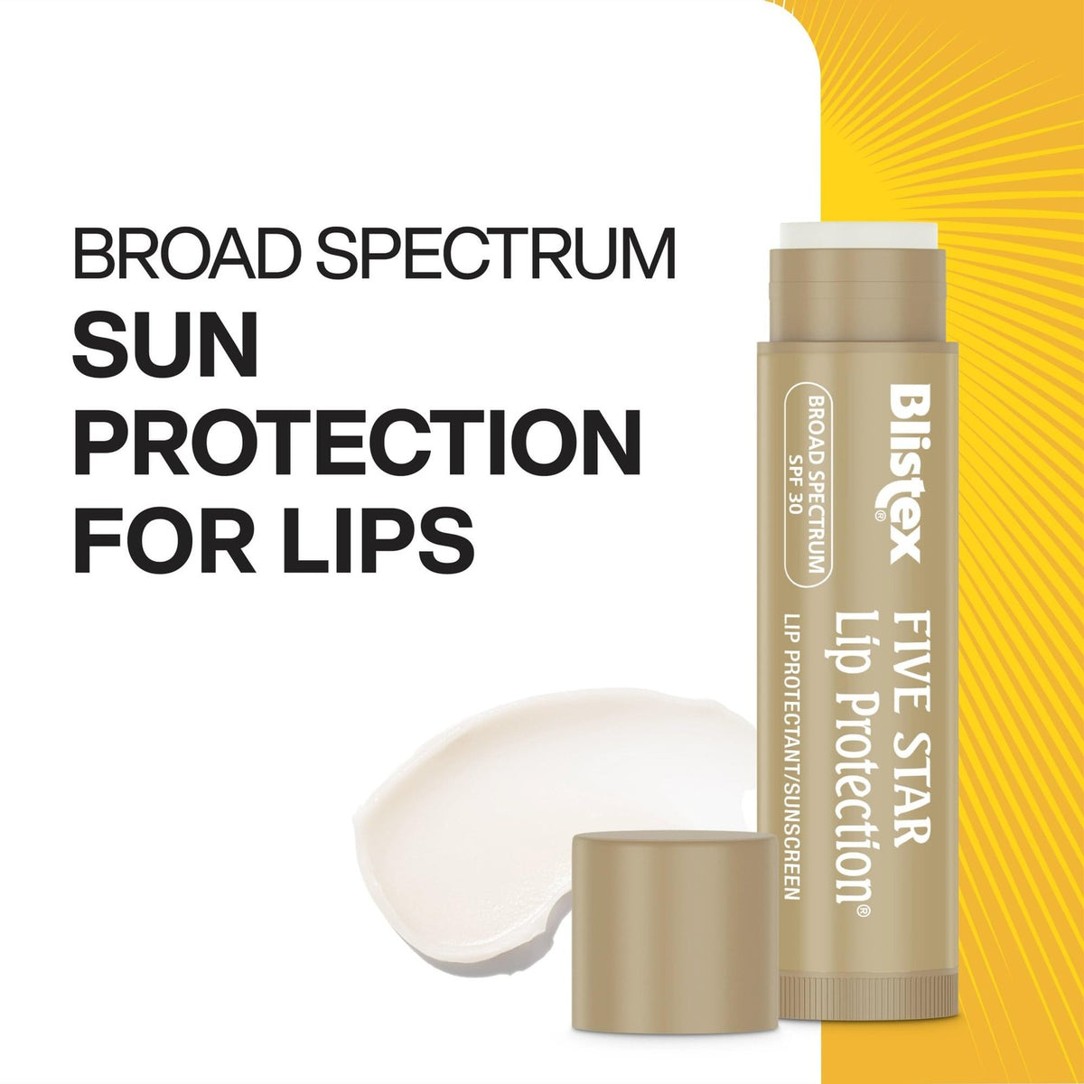 SPF 30 Lip Balm - Moisturizing Sun Protection for Dry & Chapped Lips