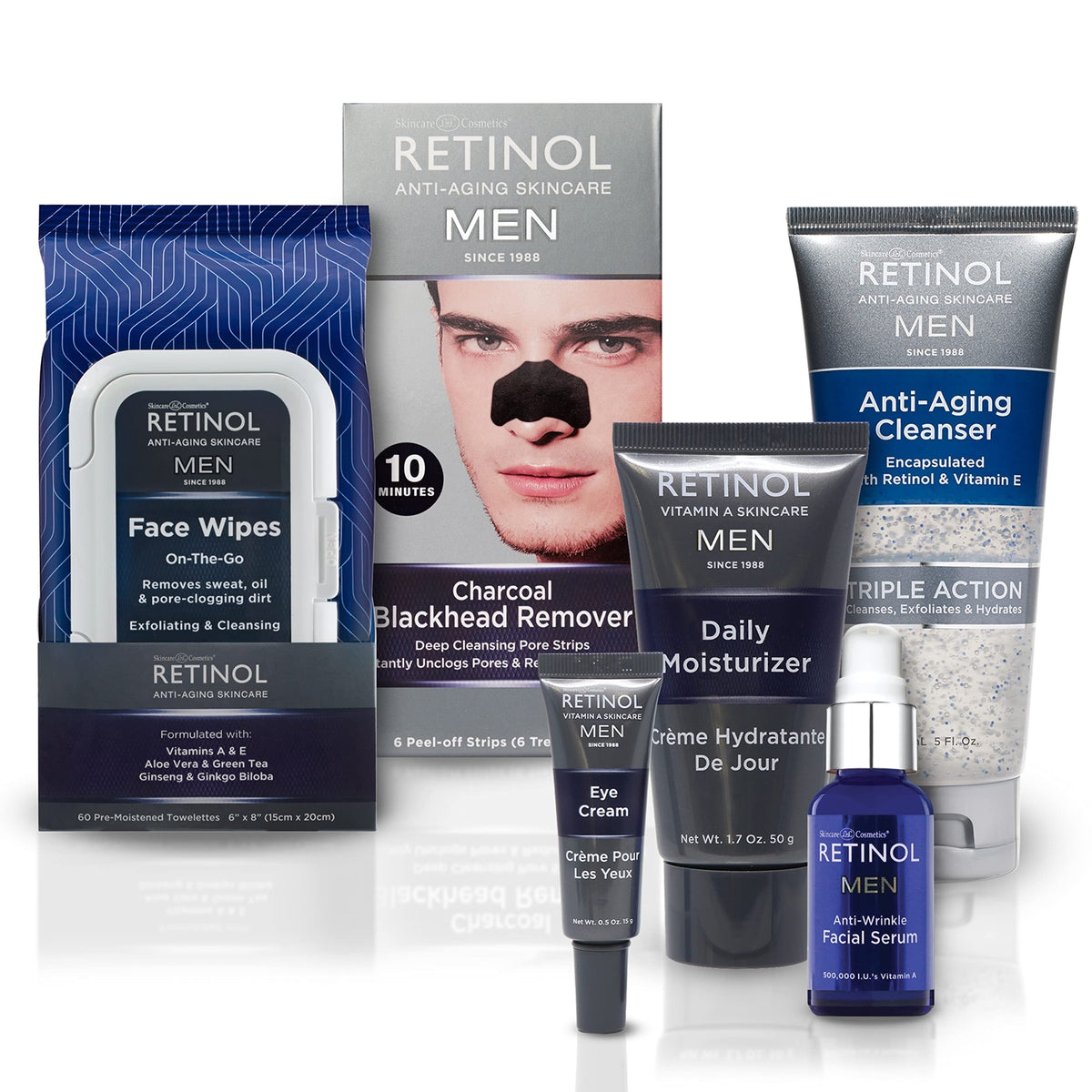 Men's Retinol Eye Cream – Anti-Aging Under Eye Treatment for Fine Lines & Dark Circles