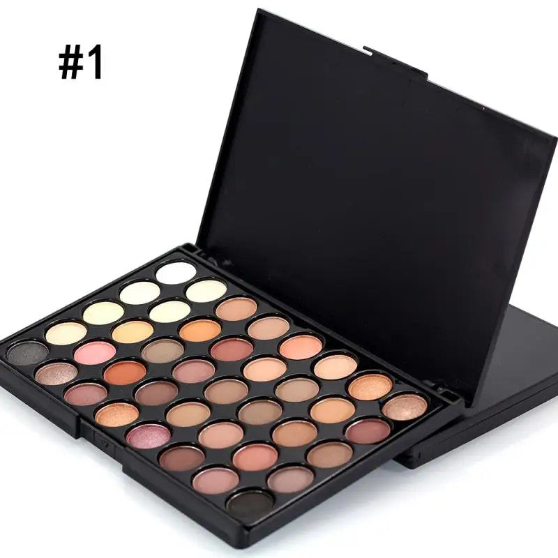 Colorful Glitter Eyeshadow Palette Waterproof Long Lasting Matte & Shimmer Makeup