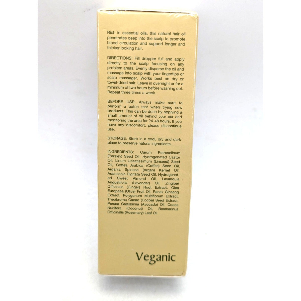 Hair Growth Oil with Rosemary Argan Castor Coconut - 60ml