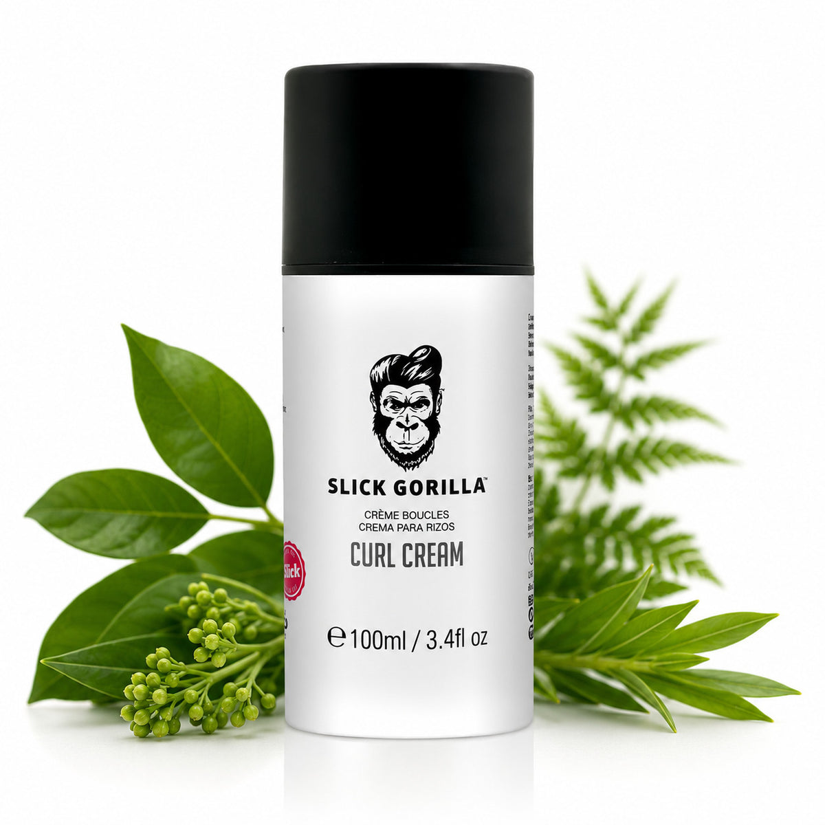 Curl Cream for Men - Defines Curls, Frizz Control, Hydrating 3.4 Fl Oz