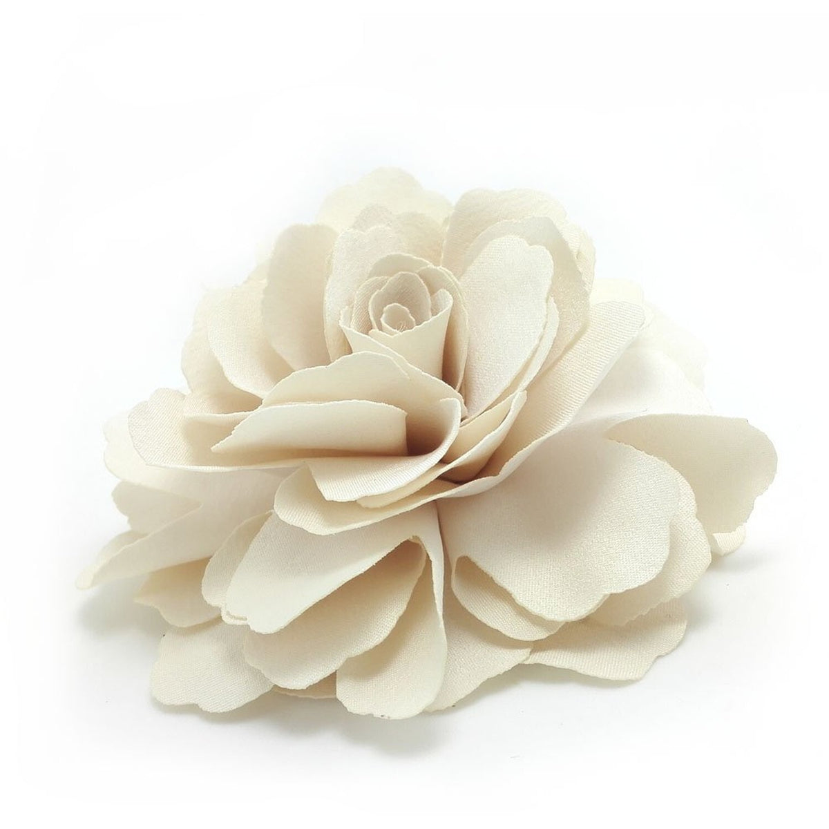 Camellia Flower Hair Clip and Brooch Pin - Cream