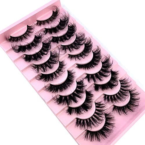 Cruelty-Free 3D Mink Eyelashes with Winged Elongated Thick Design