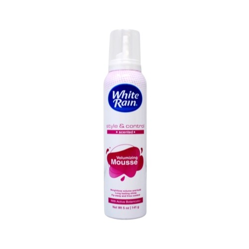 White Rain Volumizing Hair Mousse 5oz - Pack of 3, Adds Body & Shine