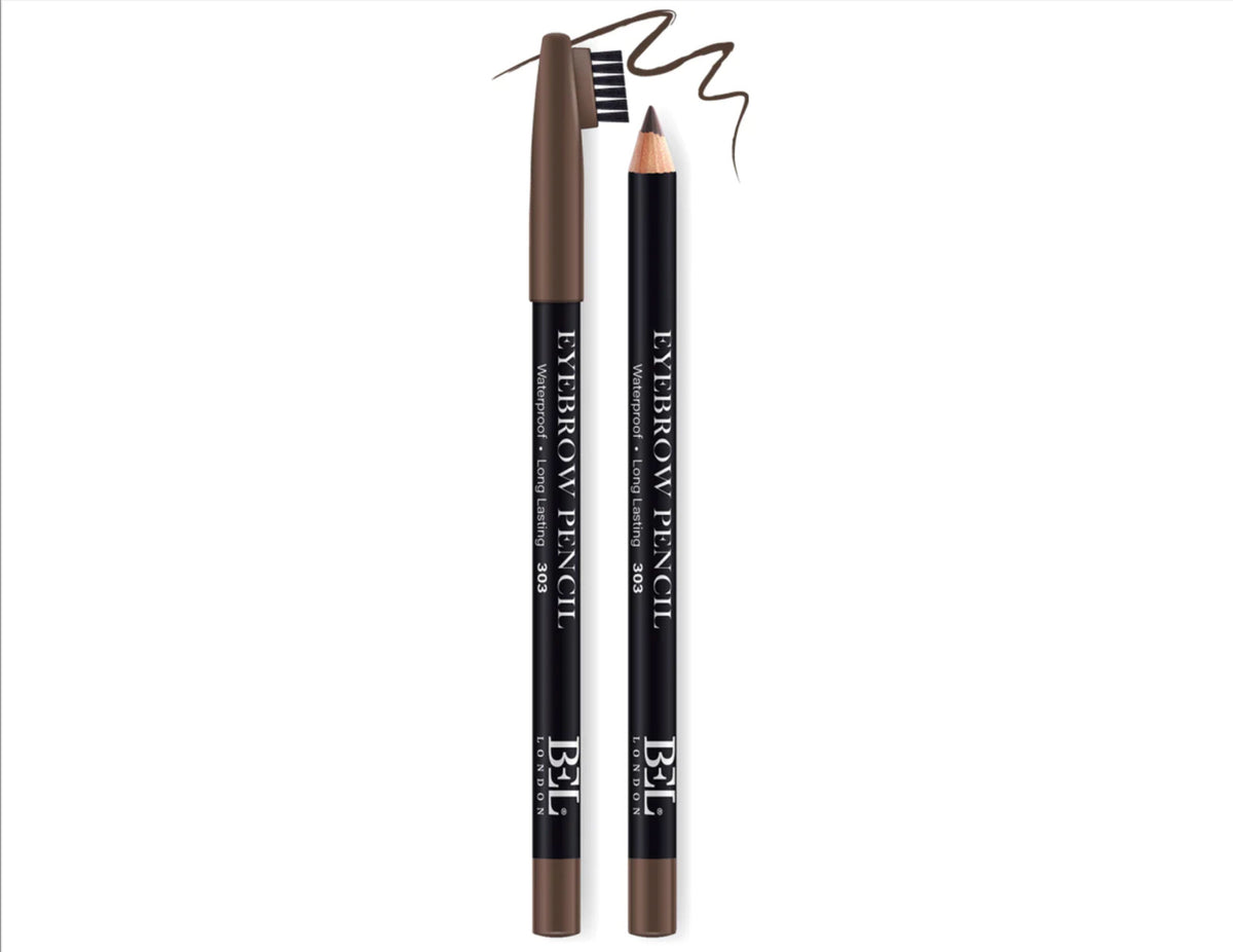 Waterproof Eyebrow Pencil with Brush - Long-Lasting, Smudge-Proof Makeup