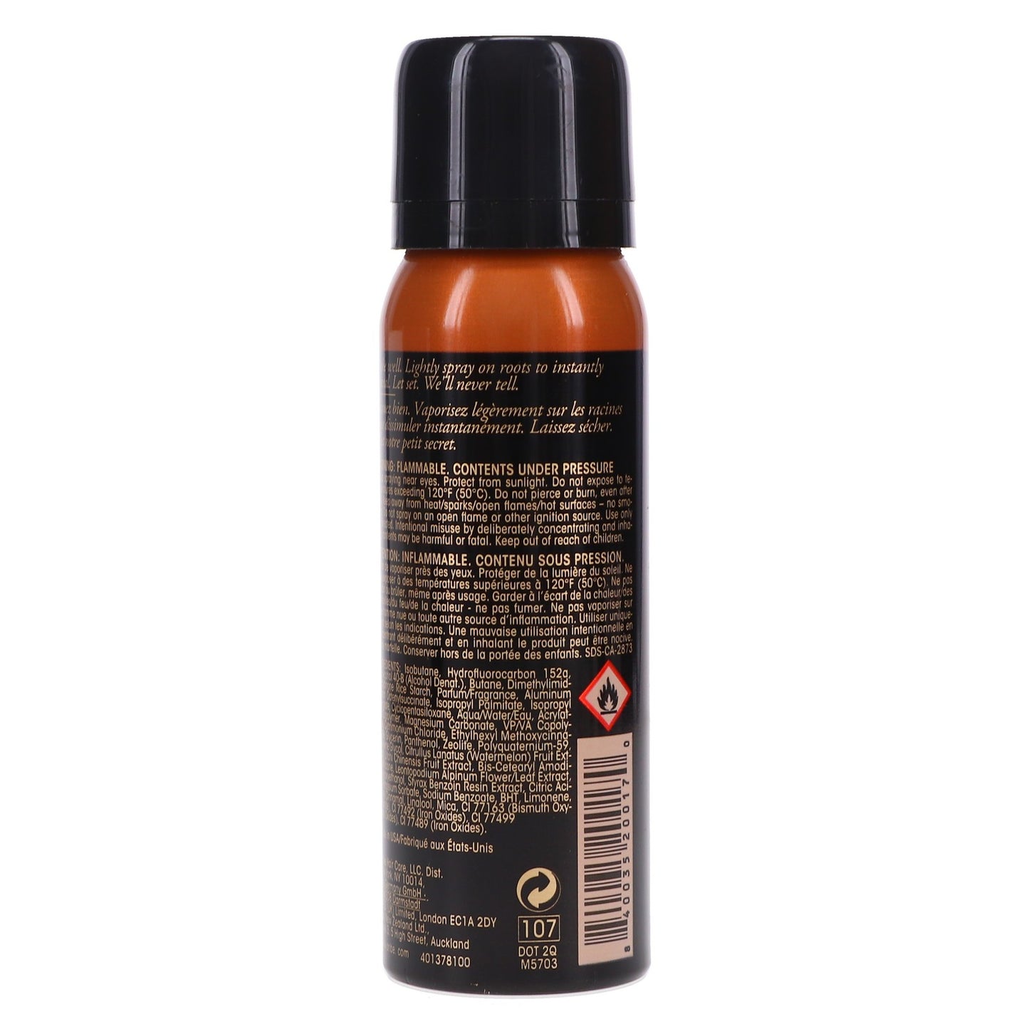 Root Touch-Up Spray Light Brown 1.8 oz for Gray Hair & Highlights