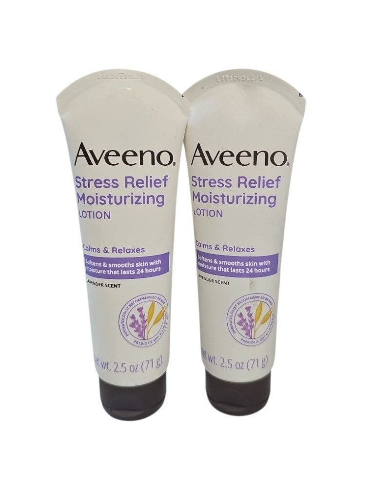 Aveeno Moisturizing Lotion Lavender - 2 Pack (2.5 oz each)