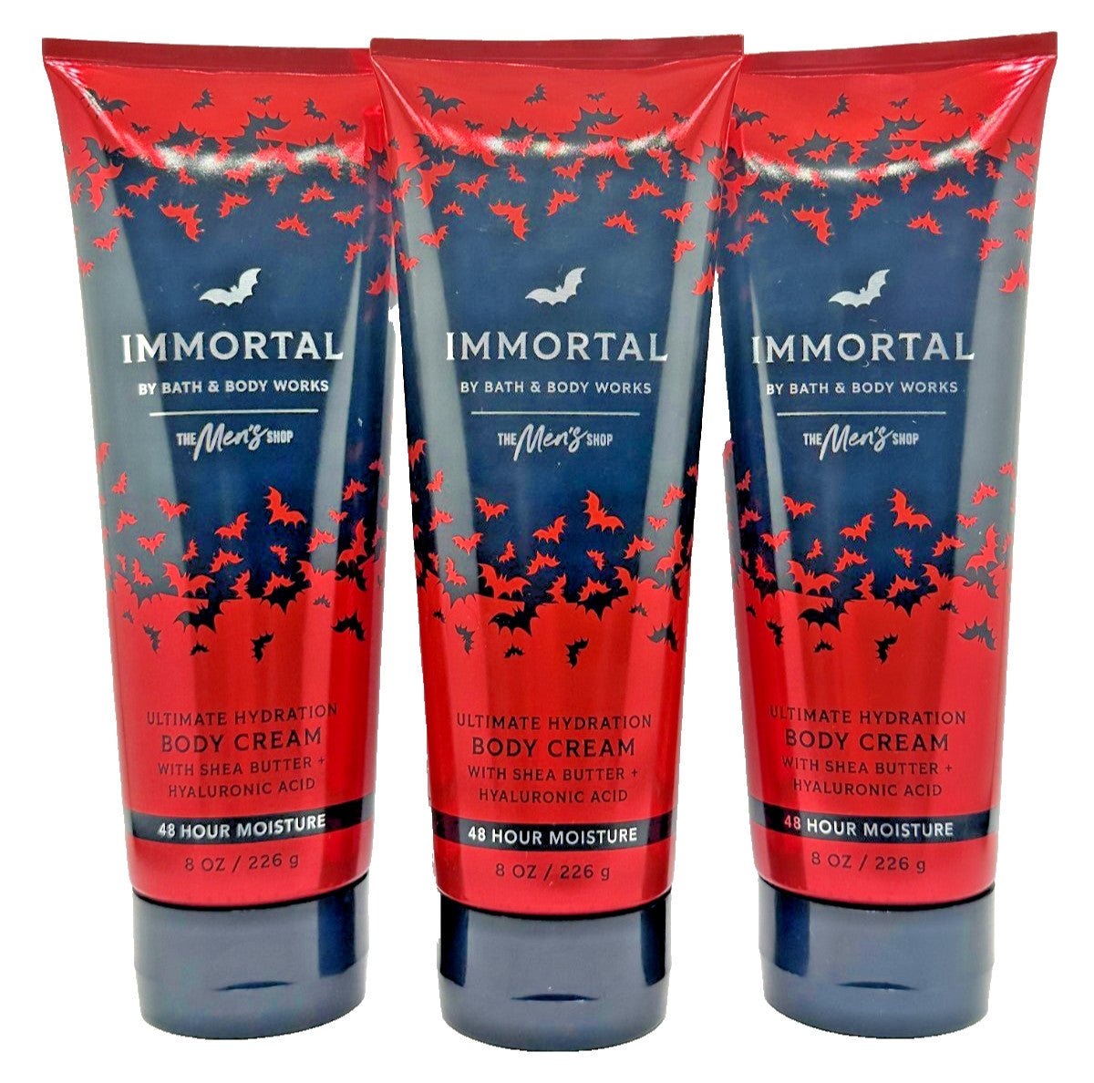 Bath & Body Works Immortal Body Cream Lotion Set - 3 x 8 oz