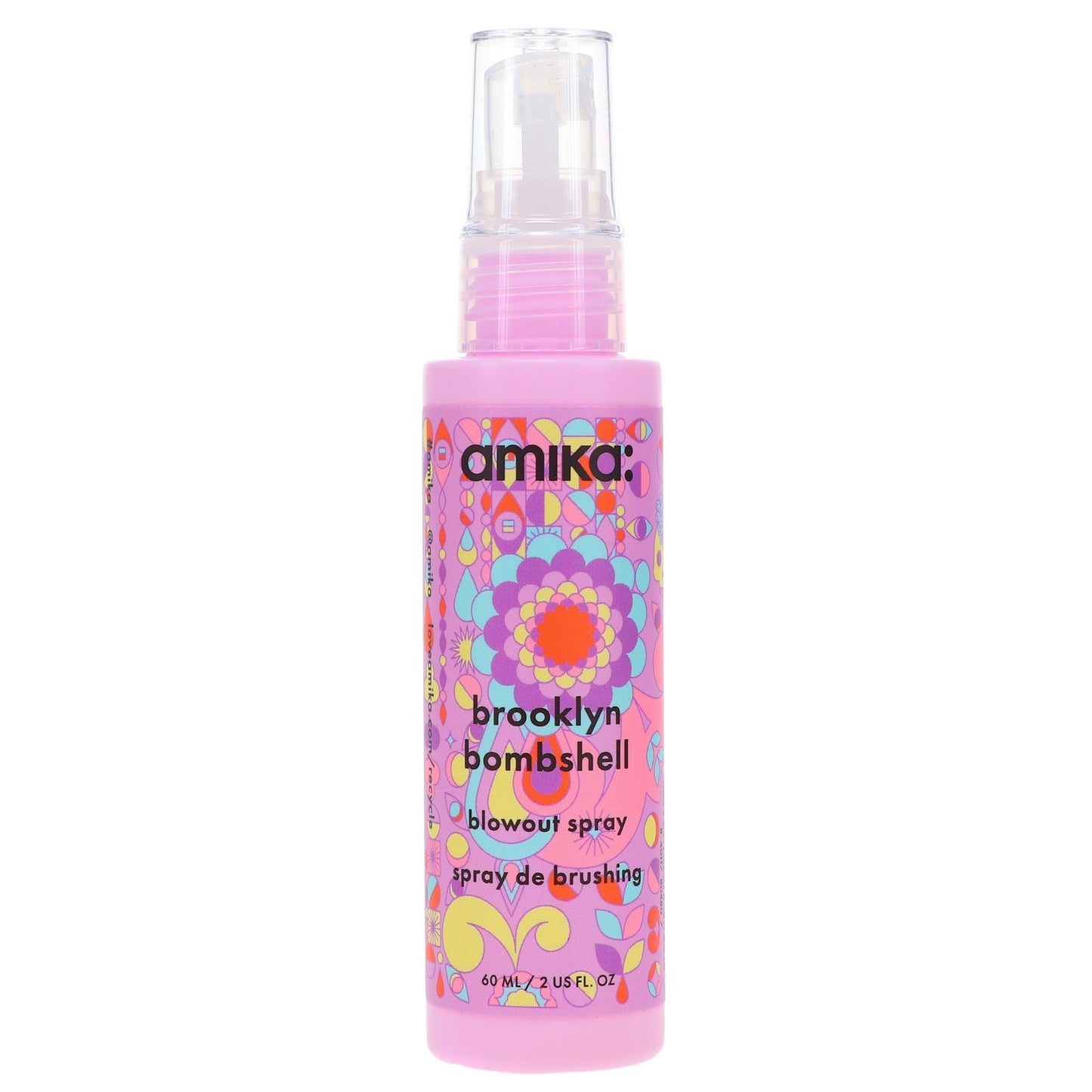Amika Brooklyn Bombshell Blowout Spray - 2 oz Hair Volumizer & Shine Mist - 2 Pack