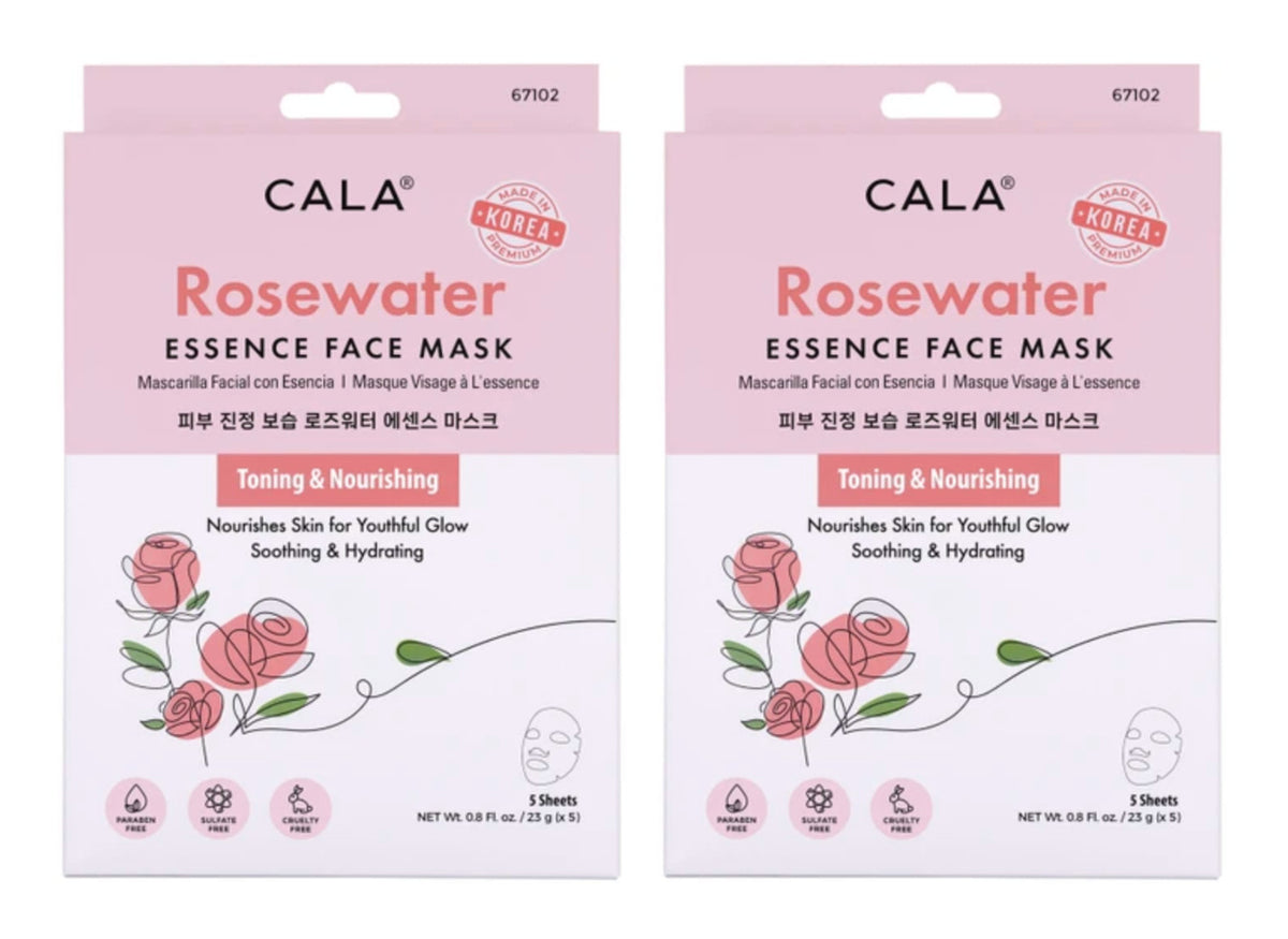 Face Mask Sheets 2 Pack, 10 Sheets Total - Hydrating & Soothing