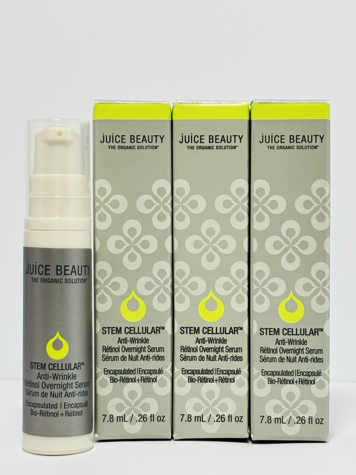 Anti-Aging Face Serum with Retinol - Stem Cellular Night Treatment Mini 4 Pack