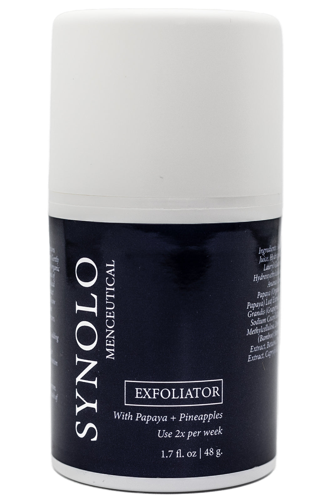 SYNOLO Menceutical Exfoliator With Papaya + Pneapples 1.7 oz.