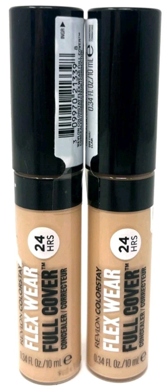 Revlon Colorstay Flex Wear Full Cover Concealer 0.34 oz - Shade Fair (Pack of 2)