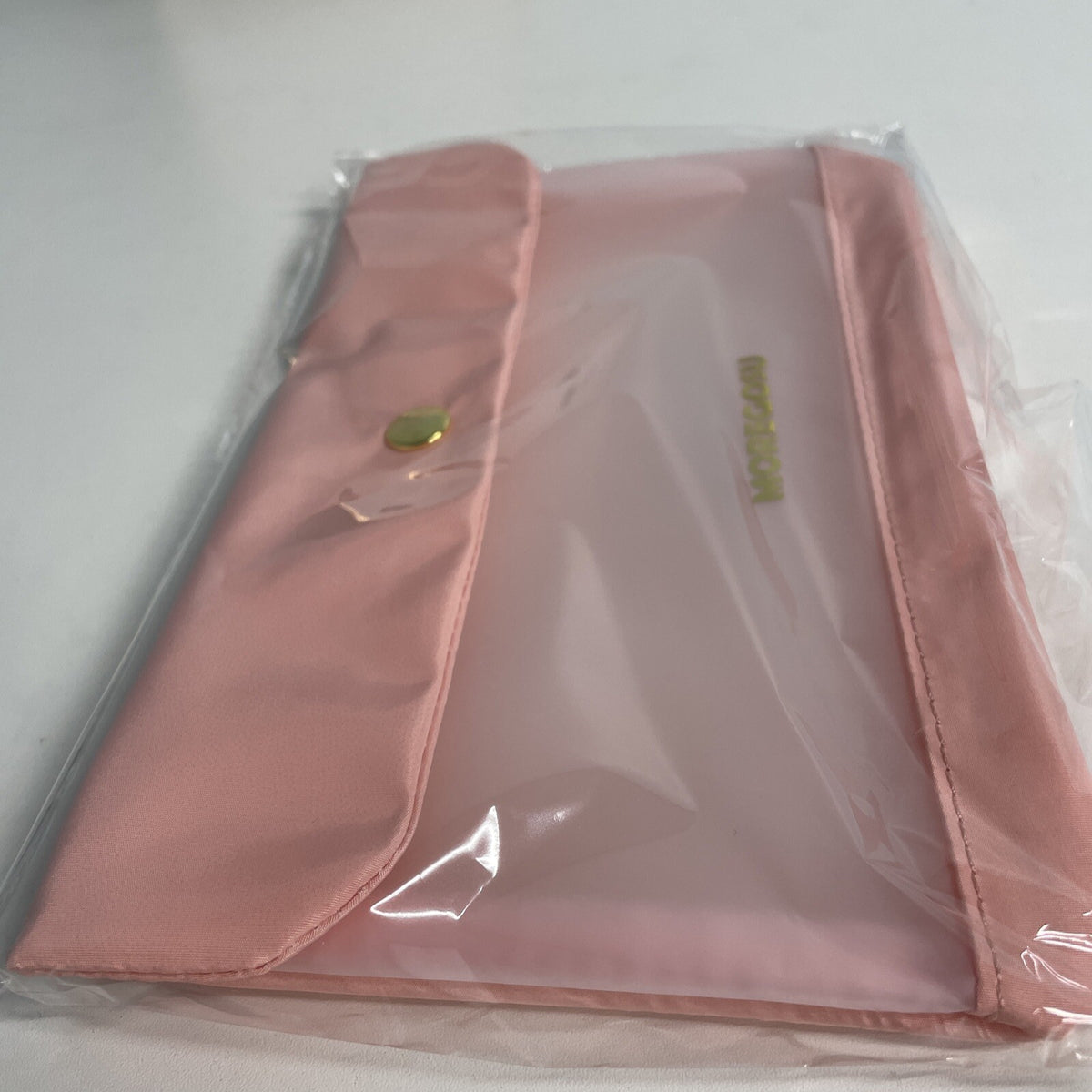 Portable Mask Storage Bag Waterproof Reusable Cosmetic Organizer Pink