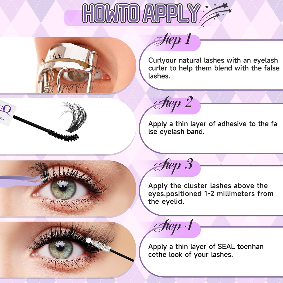 DIY Lash Extension Kit with 100D+150D Volume Lashes & Accessories