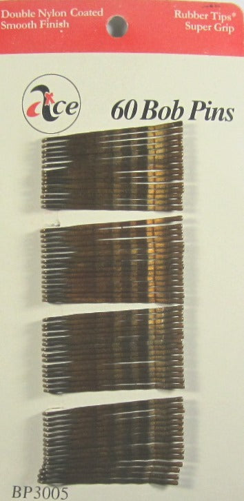 LOT OF 2 PACK-- 2" LONG BOBBY PIN ,HAIR CARE & STYLING NYLON