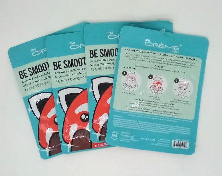 The Crème Shop Be Smooth 4-Pack Anti-Aging Face Mask
