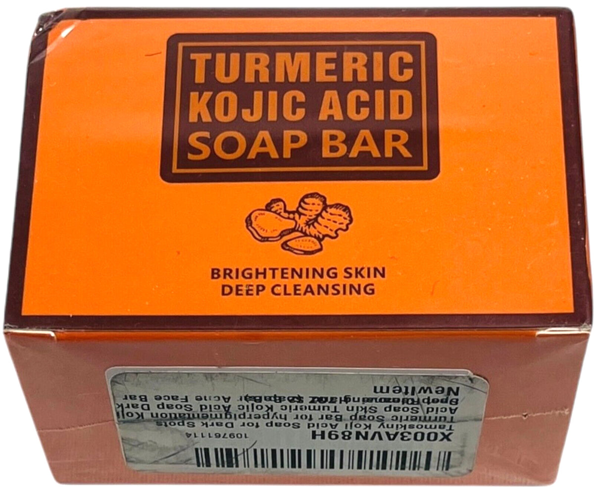 Turmeric Kojic Acid Face Soap 200g Brightening Deep Cleansing Bar