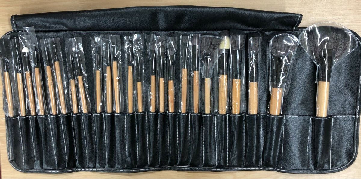 24-Piece Makeup Brush Set High-Quality Soft Bristles for Face & Eyes