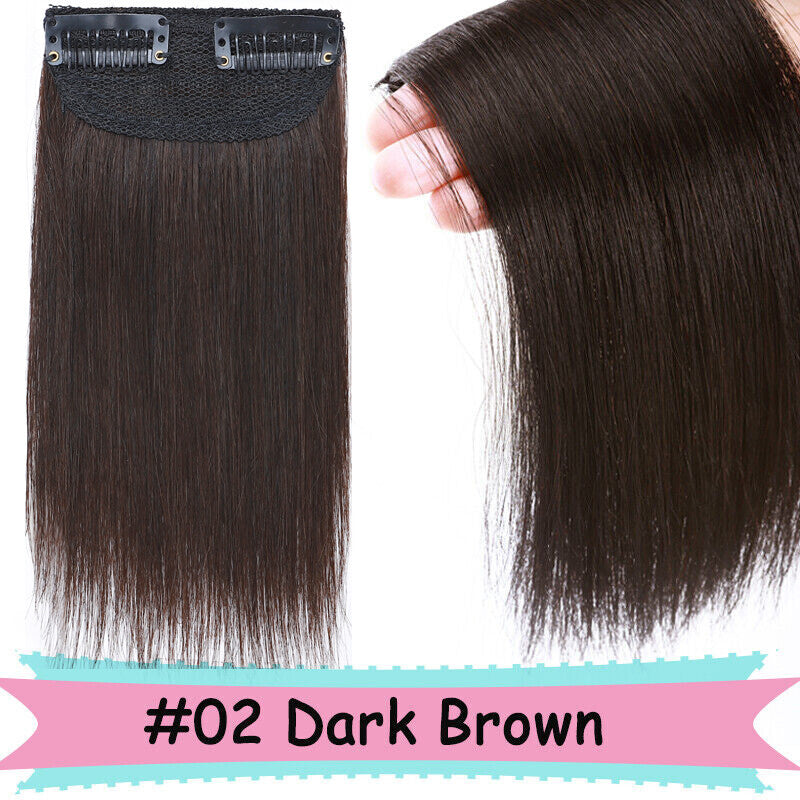 Full Head Clip-In Human Hair Extensions Thick Weft 100g - Multiple Colors & Lengths