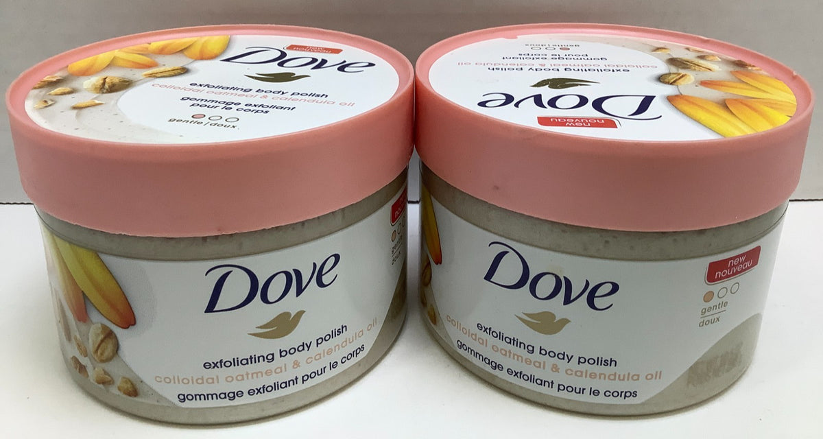 Dove Exfoliating Body Polish, Colloidal Oatmeal & Calendula Oil ,