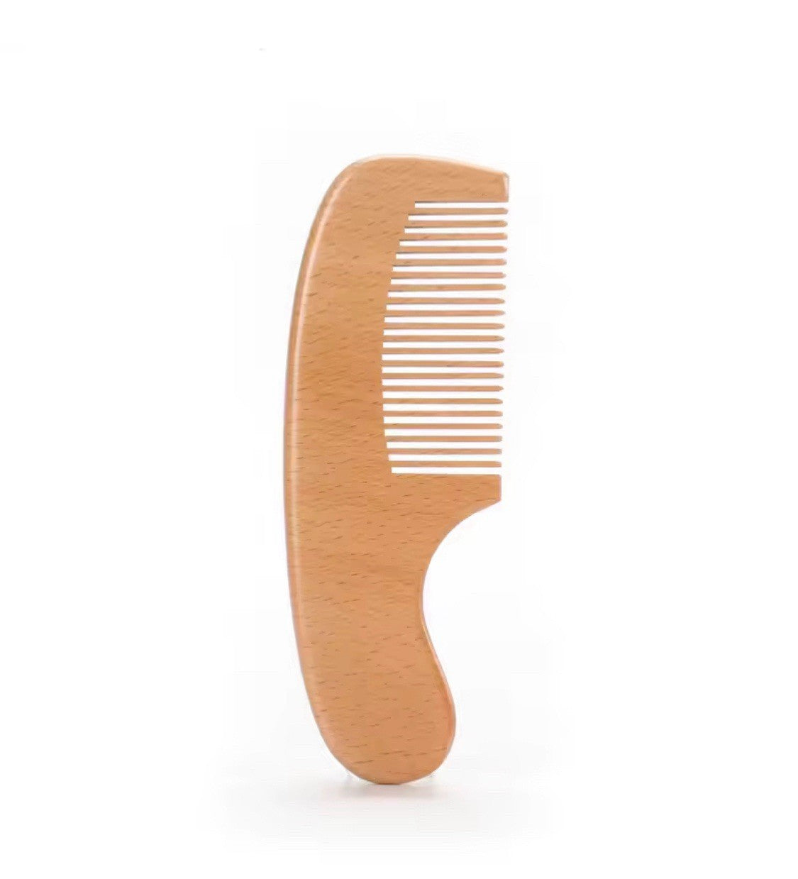 Men's Wooden Beard & Mustache Comb Set - Anti-Static Pocket Travel 2 Pack