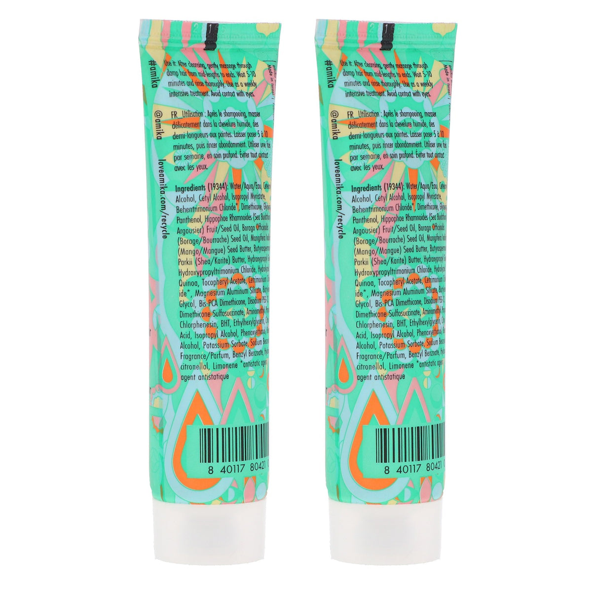Amika The Kure Intense Repair Hair Mask 1 oz Pack for Damaged Hair
