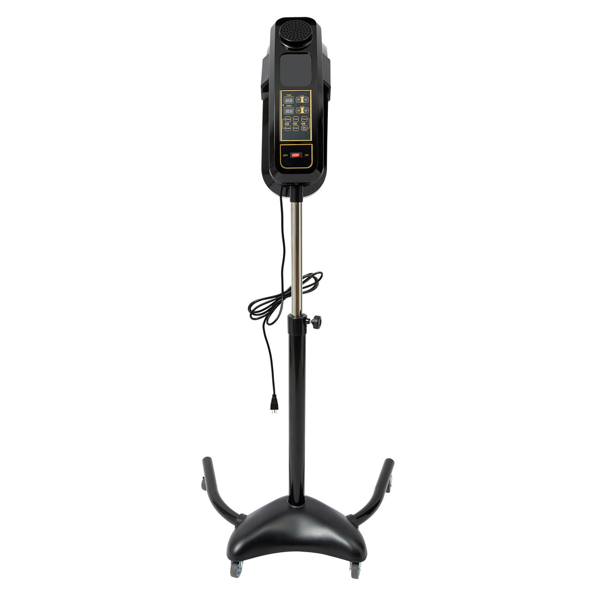 Rotating Hair Color Processor Stand with Adjustable Heating for Salons